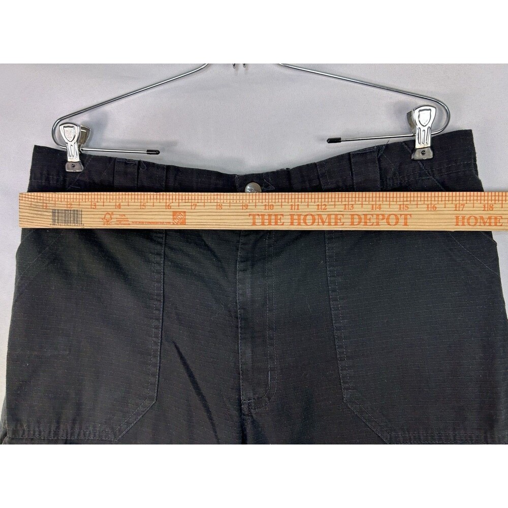 Carhartt Men's Ripstop Multi-Cargo Scrub Pants Black Size Large C54108 - Picture 6 of 8